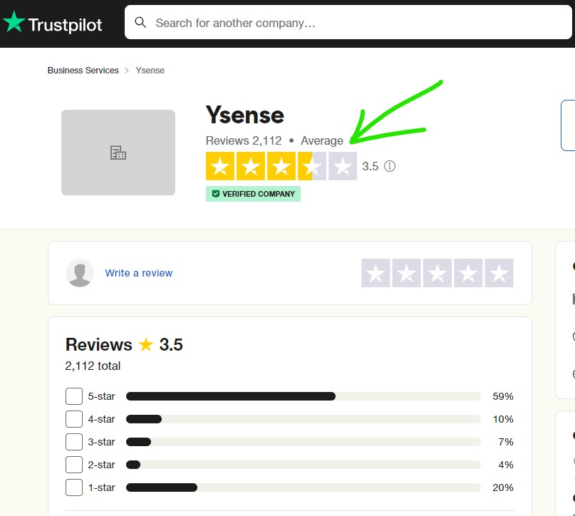 ysense trustpilot